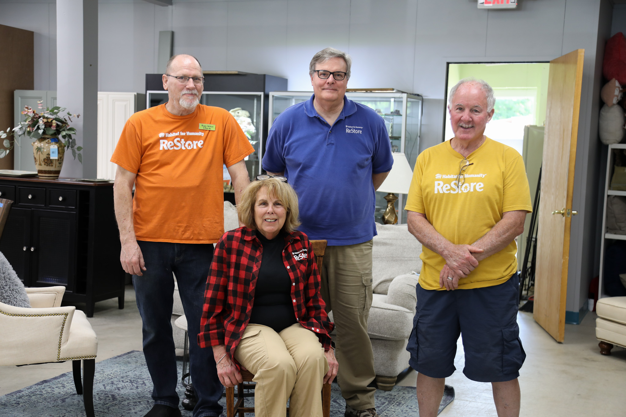 Staff and volunteers at the Cary ReStore
