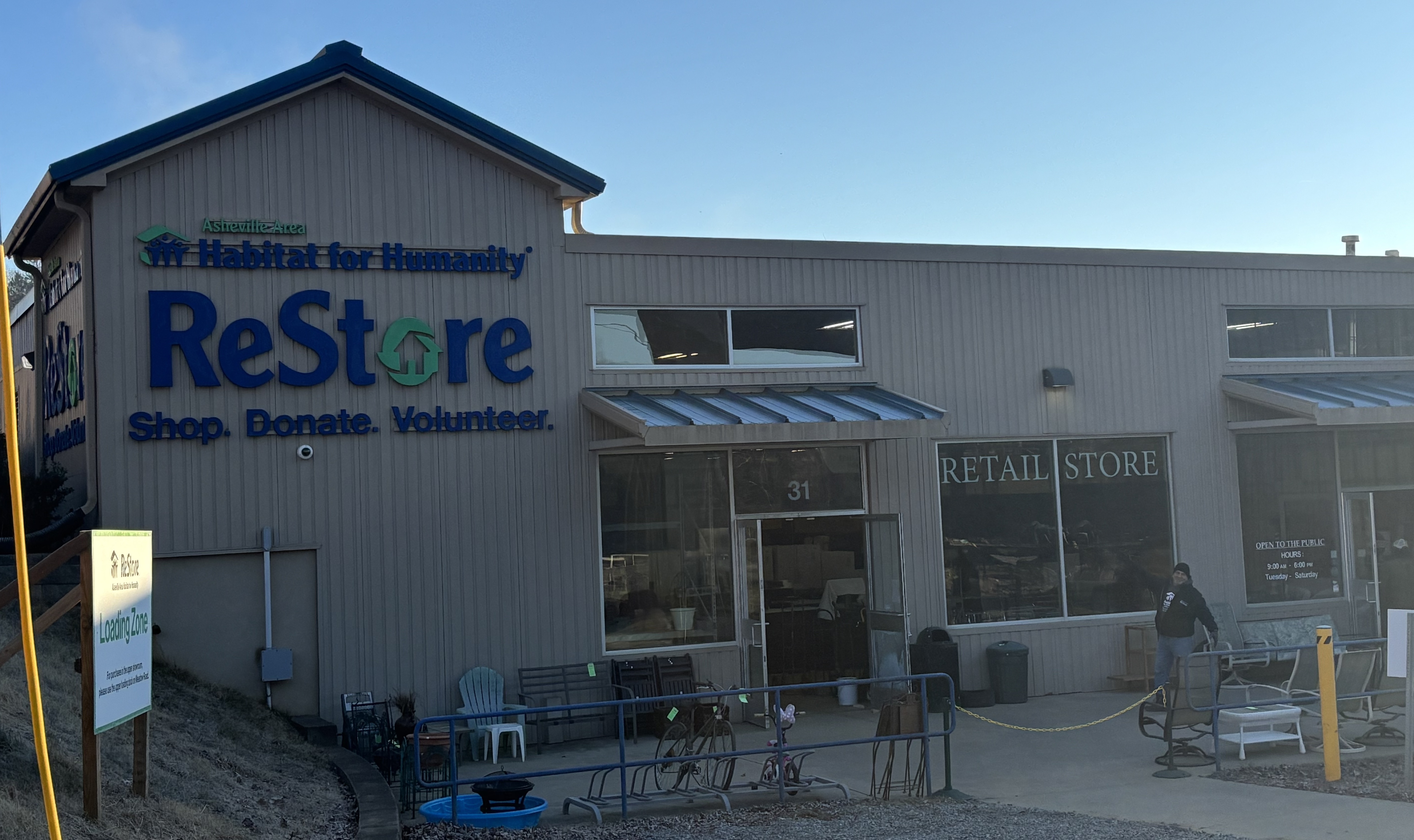 Street-view of Asheville ReStore