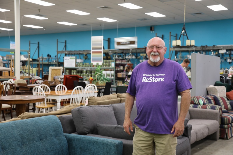 Core volunteer Vic Safarian at the Fuquay ReStore