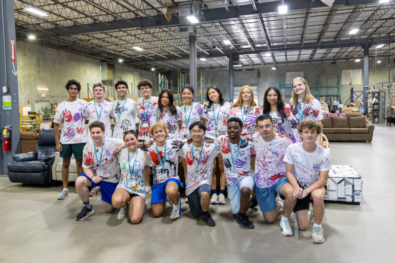 Group of Duke Student Volunteers at the ReStore