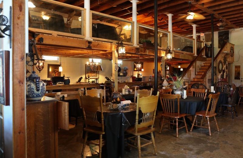 Inside of Hattie's Bistro in Henderson, NC