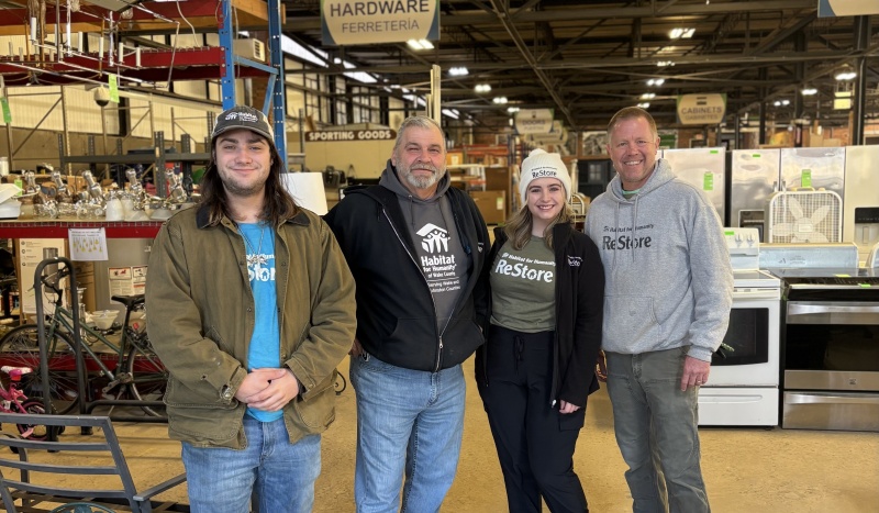 Group of ReStore staff at the Asheville ReStore