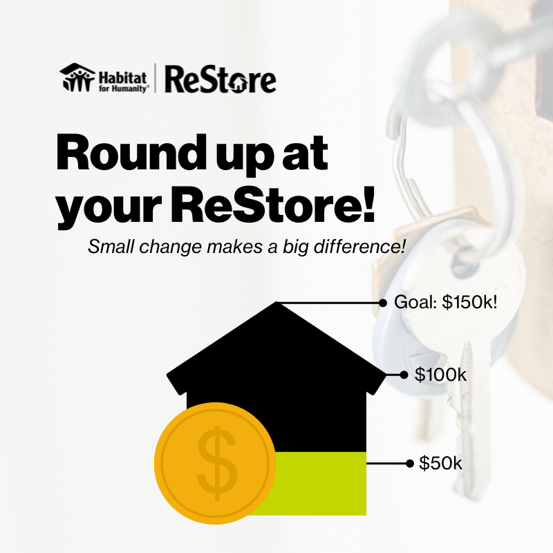 Round Up at your ReStore