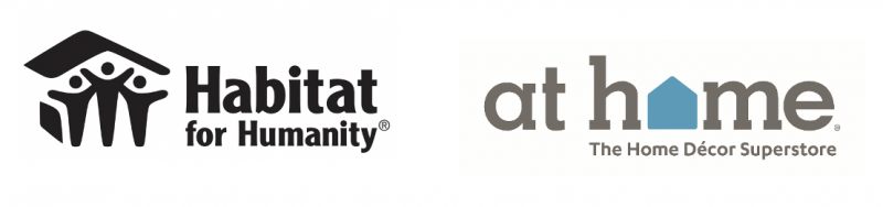 Habitat and At Home partnership logo