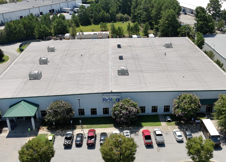 Raleigh ReStore aerial view