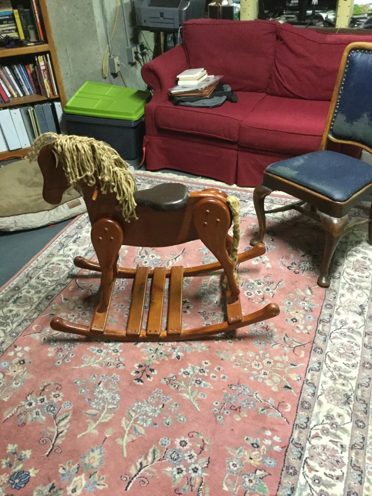 One of Larry's rocking horse creations.