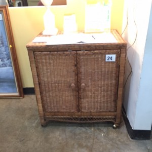 24_Rattan cabinet